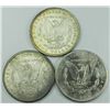 Image 2 : Uncirculated Morgan Dollar Trio.