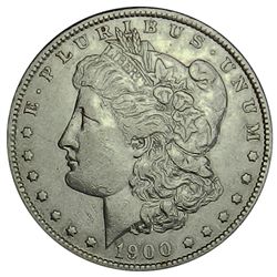 Morgan Silver Dollar, 1900-O/CC, dipped EF-AU, rn obv.