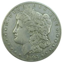 Morgan Silver Dollar 1903-S, Key date, Ch. VF-EF, lt hairlines.