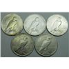 Image 2 : Peace Silver Dollar Quintet.