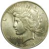 Peace Silver Dollar, 1934-S, Key date, Rare Choice Unc, golden toned