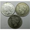 Image 1 : Late Date Peace Dollar Trio.