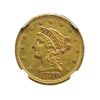 Image 1 : Quarter Eagle, 1870 NGC AU details.