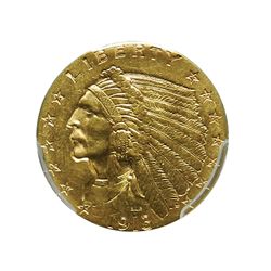 Quarter Eagle, 1913, PCGS MS62.