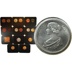 Fantastic Chicago Numismatic Round Table Jenny Lind Trial Strike & Presentation Piece Medal Collecti