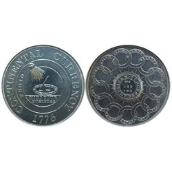 So-Called Dollar - Continental Dollar Restrike. HK-854. White Metal. NGC MS67.