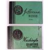 Image 3 : COIN ALBUMS ALL VINTAGE: MEGHRIG JEFFERSON NICKEL, MEGHRIG WASHINGTON QUARTER ,