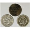 Image 2 : 3 DIFFERENT SEATED DIMES (38,54,57) AG-FINE