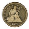 Image 1 : 1875-S TWENTY CENT GOOD