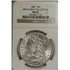 Image 1 : 1887 MORGAN DOLLAR NGC MS63 "MCLLADEN COLLECTION"