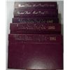 Image 1 : 1984 THRU 1989 U.S. PROOF SETS IN NICE ORIGINAL PACKAGING