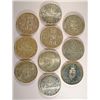 Image 2 : ( 10 ) ASSORTED CANADIAN SILVER DOLLARS