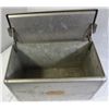 Image 3 : VINTAGE METAL, ALUMINUM COOLER, ICE CHEST, HINGED LID, CRONCO PORT-O-RATOR