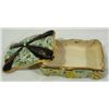 Image 3 : HAND PAINTED JEWELRY BOX AND SMALL CERAMIC JEWELRY BOX