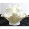 Image 2 : 1950 FENTON WHITE MILK GLASS HOBNAIL 4 PC. MINIATURE EPERGNE SET