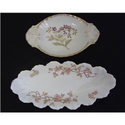2 DIFFERENT VINTAGE DISHES
