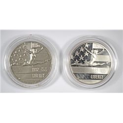 1992 OLYMPIC COMMEMORATIVE HALF DOLLARS PROOF & BU