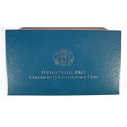 1992 COLUMBUS 2 COIN PROOF SET ALL ORIGINAL PACKAGING