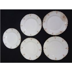 5 VINTAGE POPE GOSSER PLATES