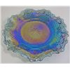 Image 1 : Iridescent Carnival Glass Hostess Plate in Original Box. Mint condition.