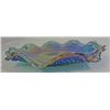 Image 2 : Iridescent Carnival Glass Hostess Plate in Original Box. Mint condition.