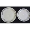 Image 1 : 2 ROSE PATTERNED PLATES