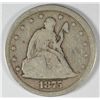 Image 1 : 1875-S TWENTY CENT VG+