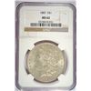 Image 1 : 1887 MORGAN DOLLAR NGC MS-62