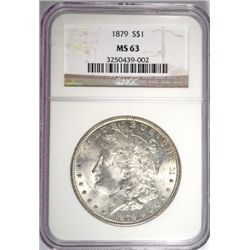 1879 MORGAN DOLLAR NGC MS-63