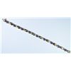 Image 1 : Beautiful Diamond and Synthetic Sapphire Bracelet