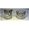 Image 1 : Vintage Sugar and Creamer Set with Silver Overlay