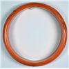 Image 2 : VINTAGE AMBER BAKELITE AMBER CARVED BANGLE BRACELET