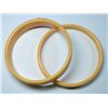 Image 2 : LOT OF 2 BAKELITE BUTTERSCOTCH BANGLE BRACELETS