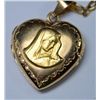 Image 2 : Beautiful 18K Yellow gold locket with Virgin Mary. Space for two pictures. NICE!