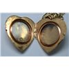 Image 4 : Beautiful 18K Yellow gold locket with Virgin Mary. Space for two pictures. NICE!