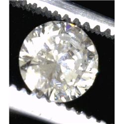 EGL Certified .53 Round Brilliant Cut Diamond SI1 E