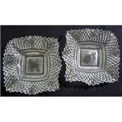 Set of Square Glass Bowls