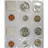 Image 2 : 1957 P AND D UNCIRCULATED SET, SEALED IN CELLO,  SET HAS BEEN PREPACKAGED