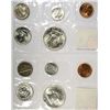 Image 2 : 1956 P AND D UNCIRCULATED SET, SEALED IN CELLO,  SET HAS BEEN PREPACKAGED