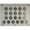 Image 1 : 1950 THRU 1970 Pf. ROOSEVELT DIME SET, GEM PROOF- 65 OR BETTER, BEAUTIFUL SET !!