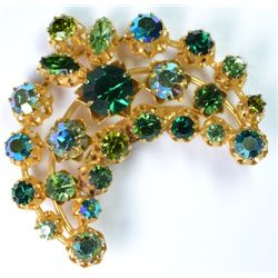 BEAUTIFUL RHINESTONE BROOCH