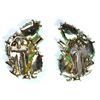 Image 2 : Vintage Lisner Signed Clip Earrings