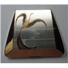 Image 1 : Vintage Elgin America Compact in Art Deco style, with Soaring Bird. Mint ,