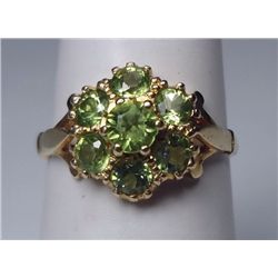 14kt Yellow Gold Antique Peridot Ring