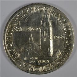 1935-S SAN DIEGO EXPO COMMEMORATIVE SILVER DOLLAR,  MS-64