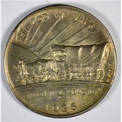 1936 OREGON TRAIL COMMEMORATIVE HALF DOLLAR, MS-63