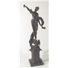 Image 1 : Franz Rosse (1858-1900) a bronze figure of a nymph with arm extending towards a butterfly, signed...