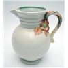 Image 1 : A Clarice Cliff My Garden series jug with floral moulded handle, 9ins £80-120...