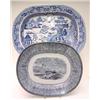 Image 1 : An Elkin, Knight & Co Improved Stone China serving plate with moulded 'tree and well', printed wi...