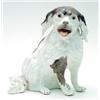 Image 1 : A Dresden porcelain model of a dog, seated on hind legs, 8ins (some restoration) £250-300...